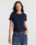 Short Sleeve Classic Crop T-Shirt